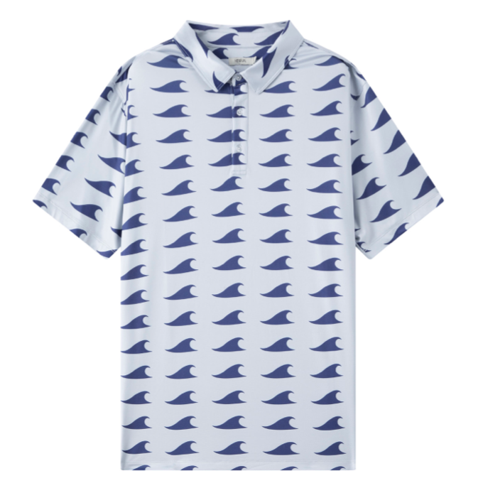 HG2428A WAVES PATTERN white